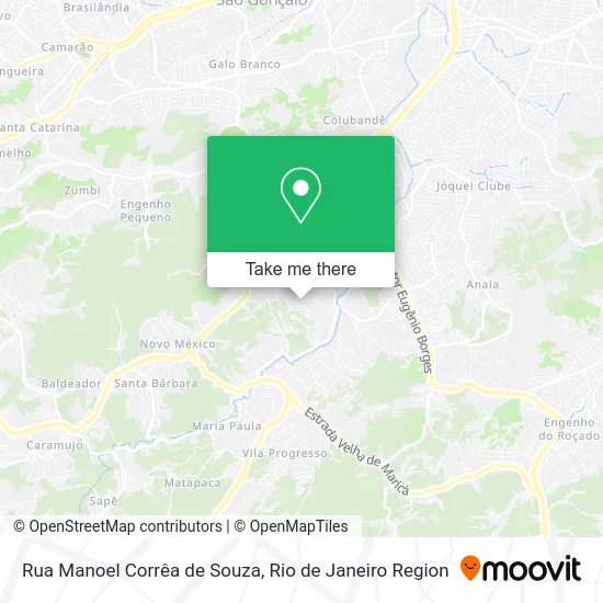 Rua Manoel Corrêa de Souza map