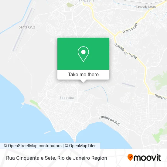 Rua Cinquenta e Sete map