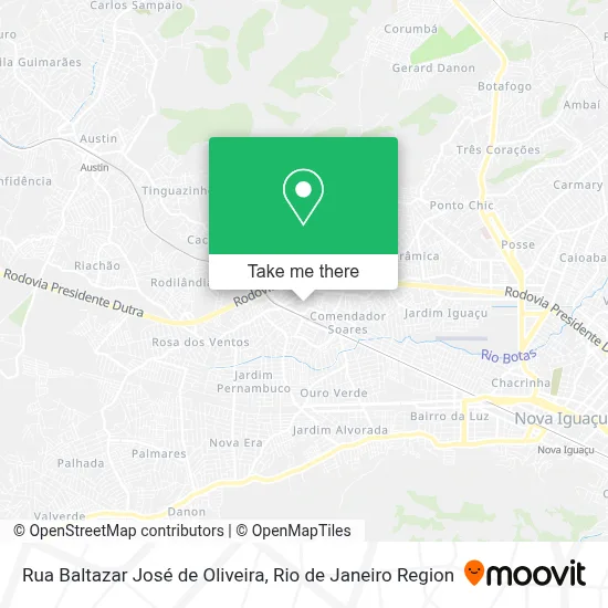 Rua Baltazar José de Oliveira map
