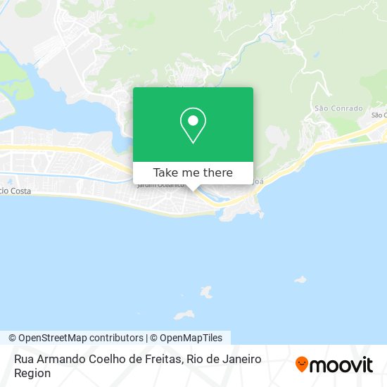 Mapa Rua Armando Coelho de Freitas