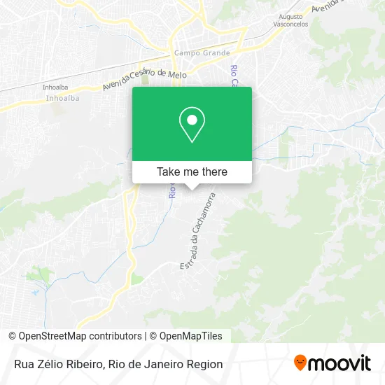 Rua Zélio Ribeiro map