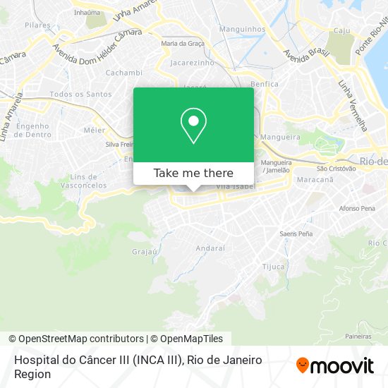 Hospital do Câncer III (INCA III) map