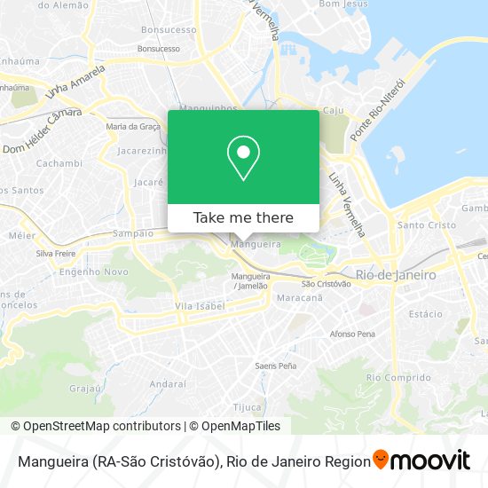 Mangueira (RA-São Cristóvão) map