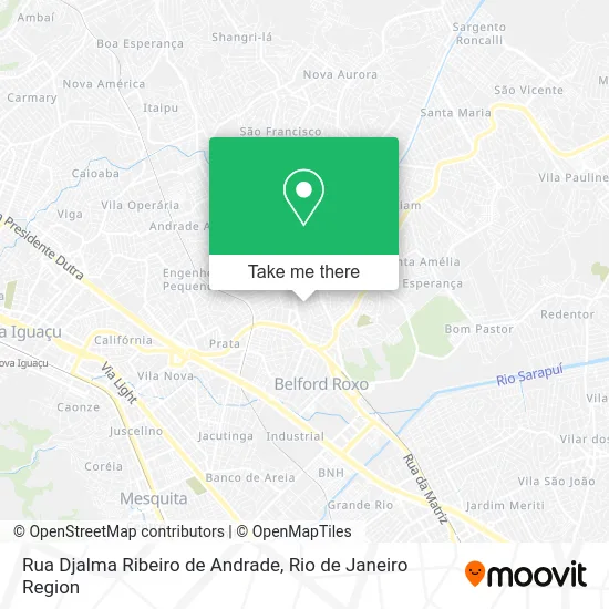 Rua Djalma Ribeiro de Andrade map