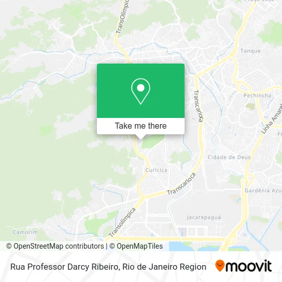 Rua Professor Darcy Ribeiro map