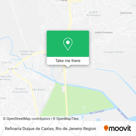 Refinaria Duque de Caxias map