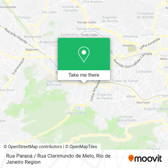 Rua Paraná / Rua Clarimundo de Melo map