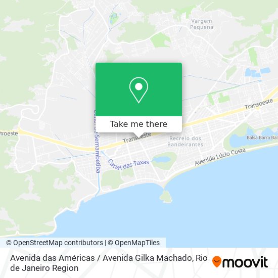 Avenida das Américas / Avenida Gilka Machado map