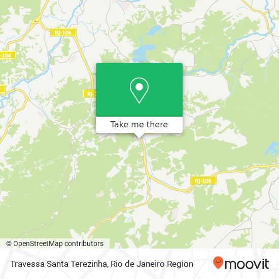 Mapa Travessa Santa Terezinha