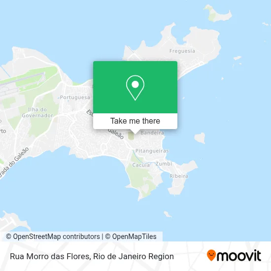Rua Morro das Flores map