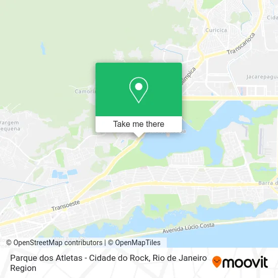 Parque dos Atletas - Cidade do Rock map