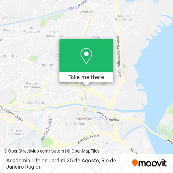 Academia Life on Jardim 25 de Agosto map