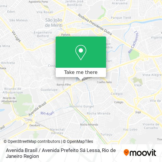 Avenida Brasil / Avenida Prefeito Sá Lessa map