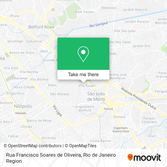 Rua Francisco Soares de Oliveira map