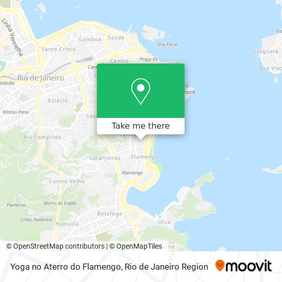 Yoga no Aterro do Flamengo map