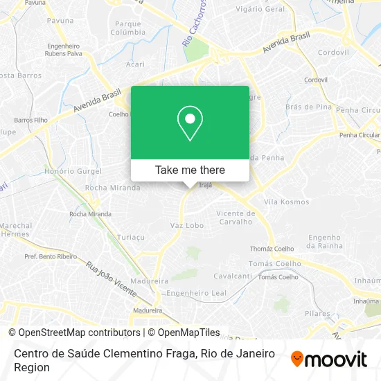 Centro de Saúde Clementino Fraga map