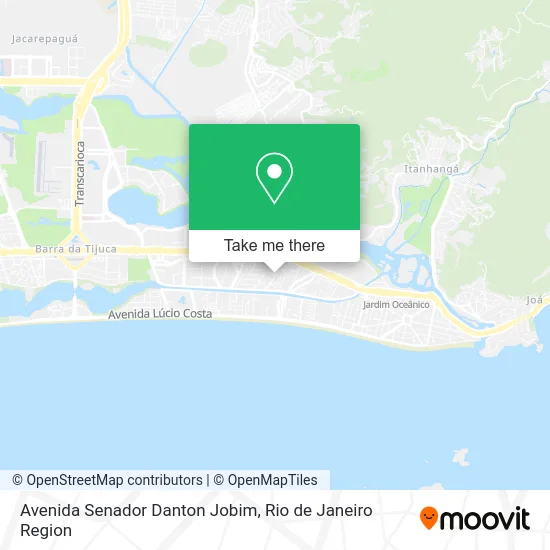Avenida Senador Danton Jobim map