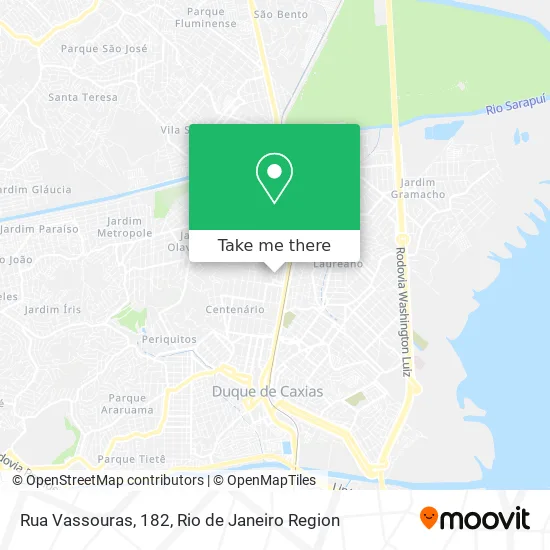 Rua Vassouras, 182 map