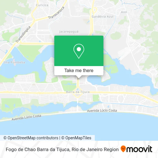 Fogo de Chao Barra da Tijuca map