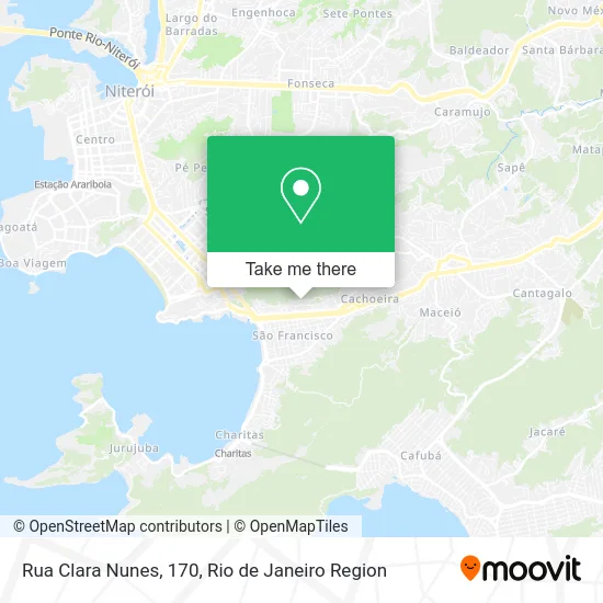 Rua Clara Nunes, 170 map