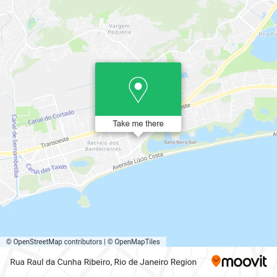 Rua Raul da Cunha Ribeiro map