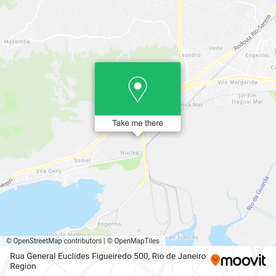 Rua General Euclídes Figueiredo 500 map