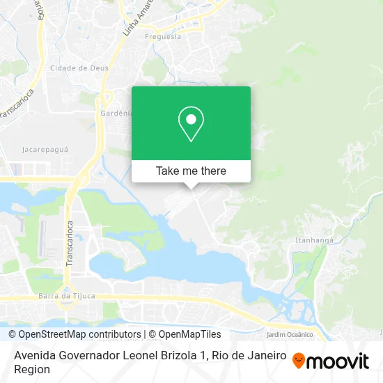Avenida Governador Leonel Brizola 1 map