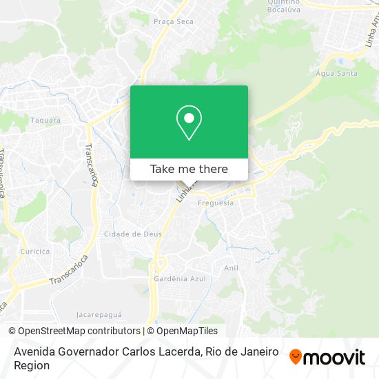 Avenida Governador Carlos Lacerda map