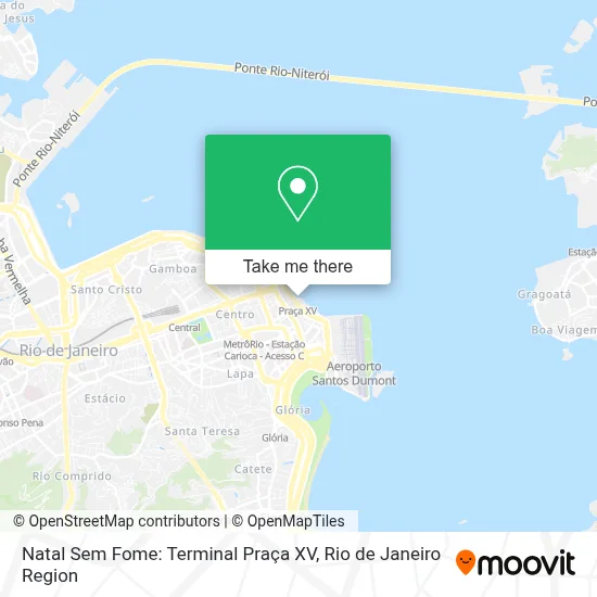 Natal Sem Fome: Terminal Praça XV map