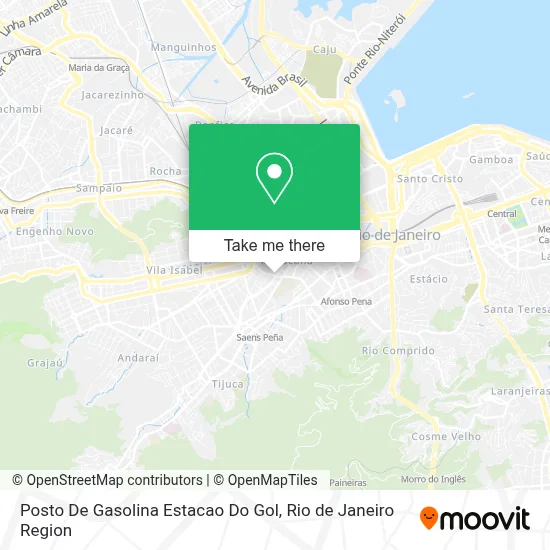 Posto De Gasolina Estacao Do Gol map