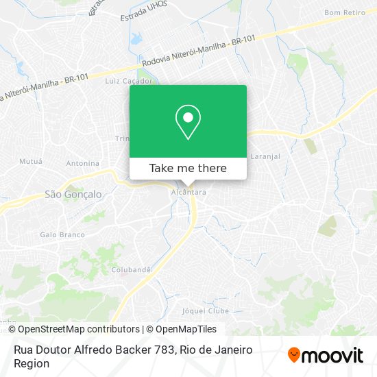 Rua Doutor Alfredo Backer 783 map