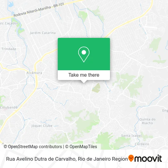 Rua Avelino Dutra de Carvalho map
