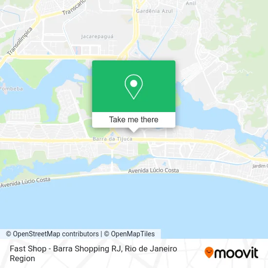 Fast Shop - Barra Shopping RJ map