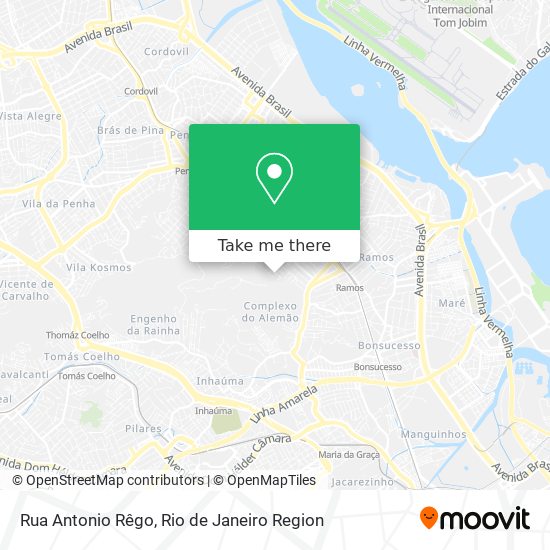 Mapa Rua Antonio Rêgo