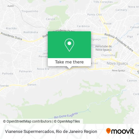 Vianense Supermercados map