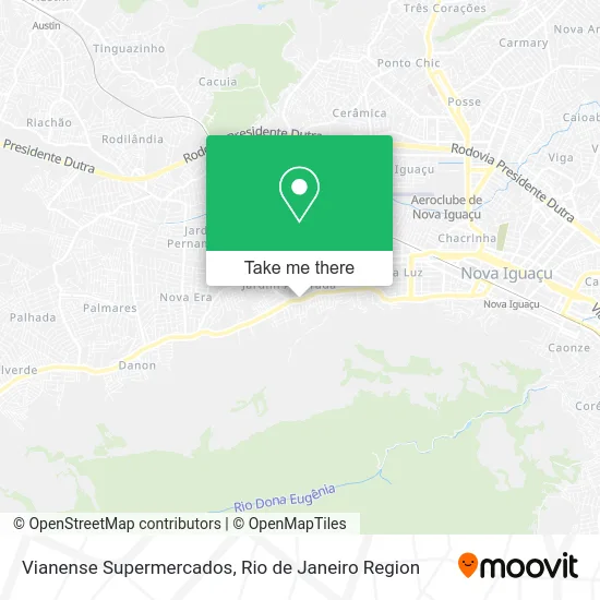 Vianense Supermercados map