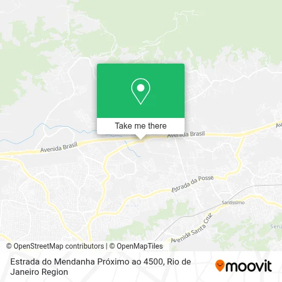 Estrada do Mendanha Próximo ao 4500 map