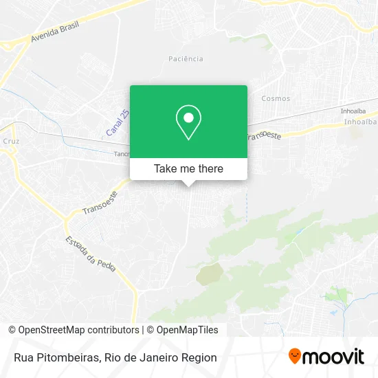 Rua Pitombeiras map