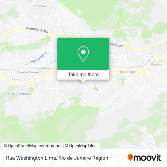 Rua Washington Lima map