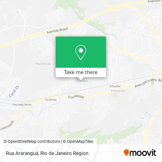 Rua Araranguá map