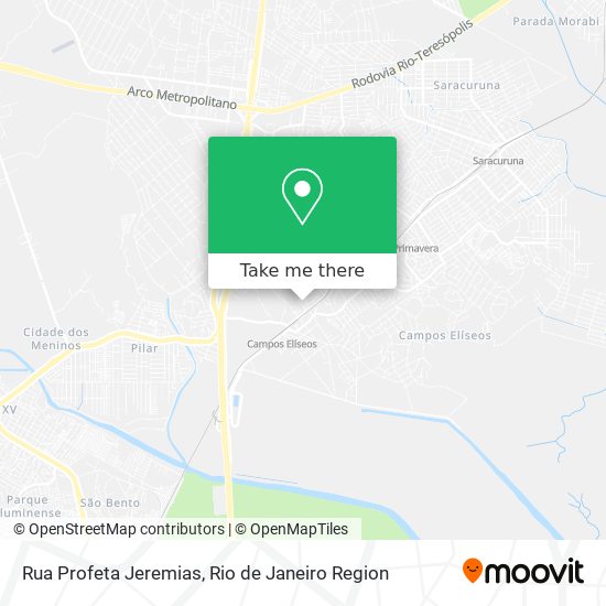 Rua Profeta Jeremias map