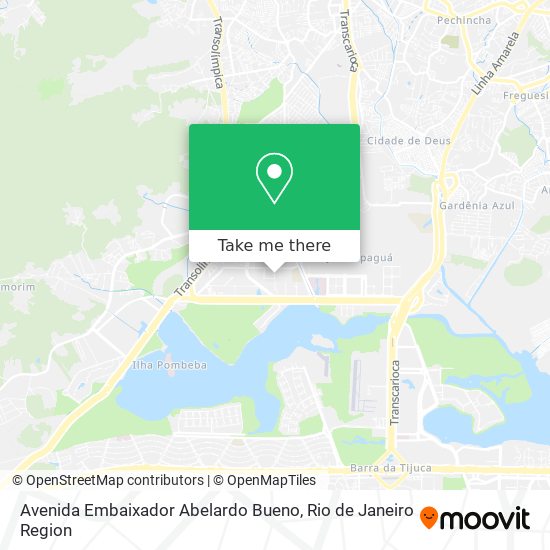 Mapa Avenida Embaixador Abelardo Bueno