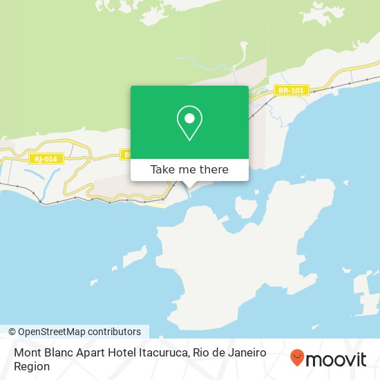 Mont Blanc Apart Hotel Itacuruca map