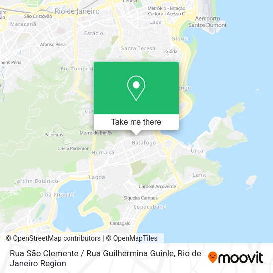 Rua São Clemente / Rua Guilhermina Guinle map