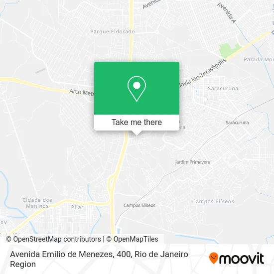 Avenida Emílio de Menezes, 400 map