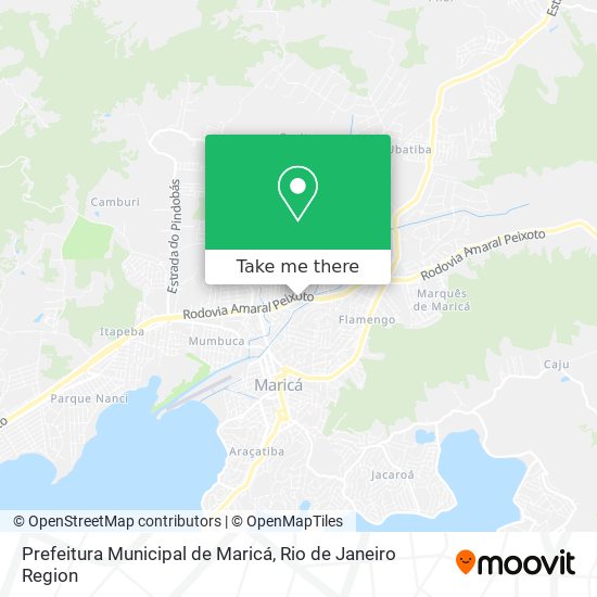 Prefeitura Municipal de Maricá map