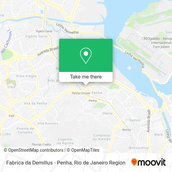 Fabrica da Demillus - Penha map