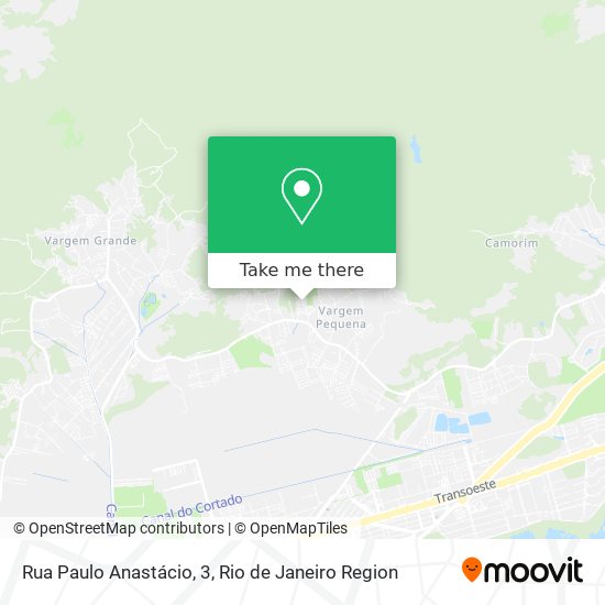 Rua Paulo Anastácio, 3 map