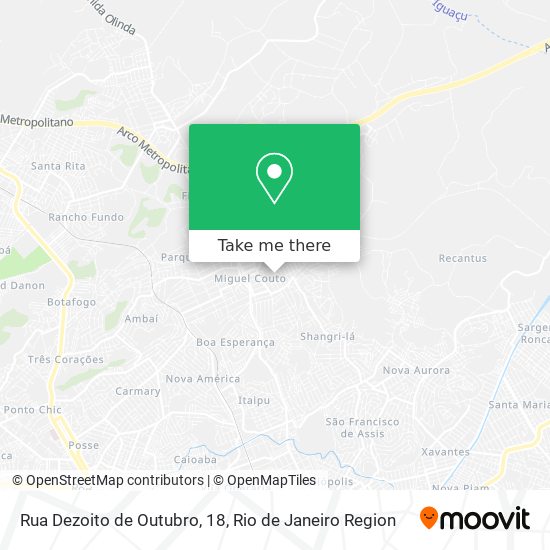 Rua Dezoito de Outubro, 18 map