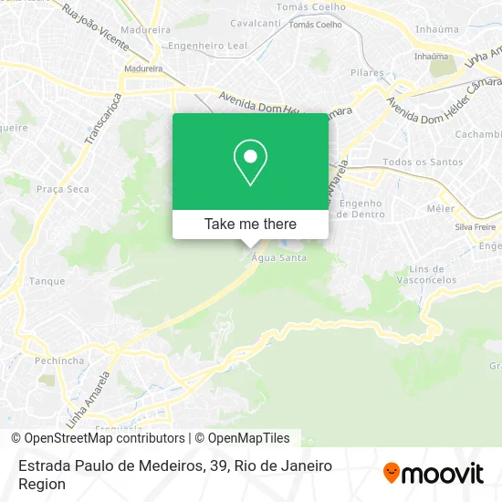 Estrada Paulo de Medeiros, 39 map